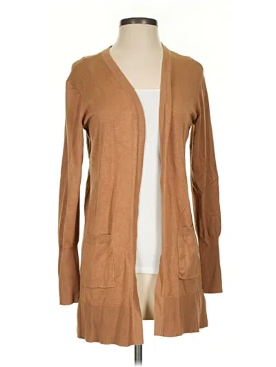 Pre-owned Nine West Cardigan Sweater In Tan