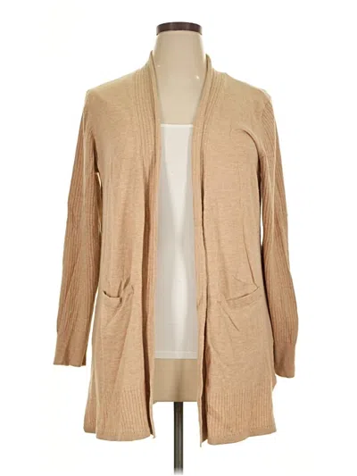 Pre-owned Nine West Cardigan Sweater In Tan