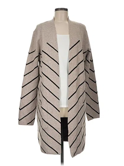 Pre-owned Nine West Cardigan Sweater In Tan