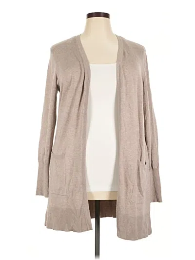 Pre-owned Nine West Cardigan Sweater In Tan