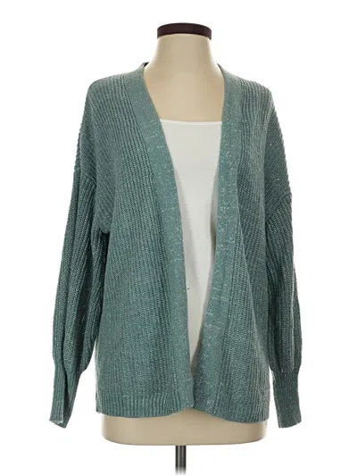 Pre-owned Nine West Cardigan Sweater In Teal