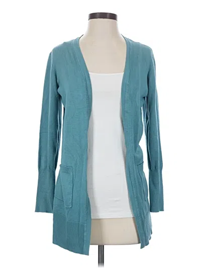 Pre-owned Nine West Cardigan Sweater In Teal