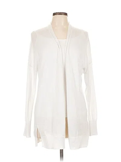 Pre-owned Nine West Cardigan Sweater In White