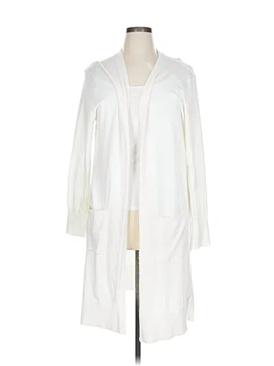 Pre-owned Nine West Cardigan Sweater In White