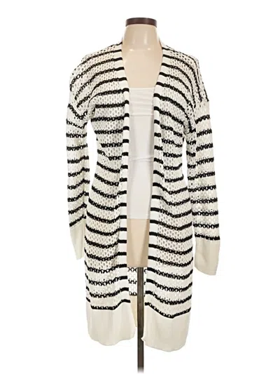 Pre-owned Nine West Cardigan Sweater In White