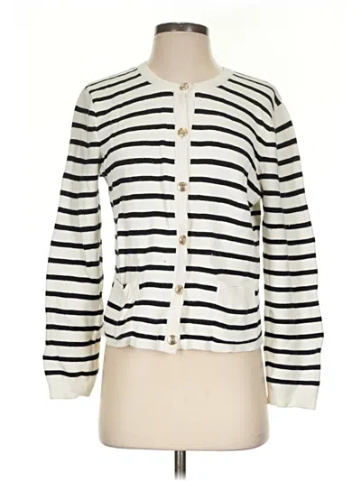 Pre-owned Nine West Cardigan Sweater In White