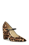 Nine West Carline Genuine Calf Hair Pump In Animal Print