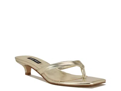 Nine West Cassa Sandal In Yellow