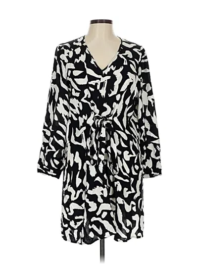 Pre-owned Nine West Casual Dress In Black