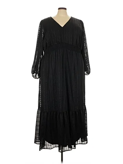 Pre-owned Nine West Casual Dress In Black