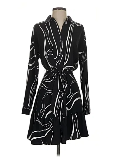 Pre-owned Nine West Casual Dress In Black