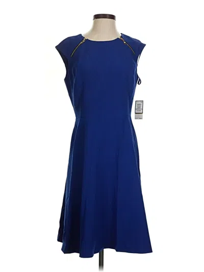 Pre-owned Nine West Casual Dress In Blue