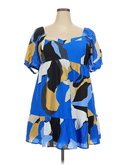 Pre-owned Nine West Casual Dress In Blue