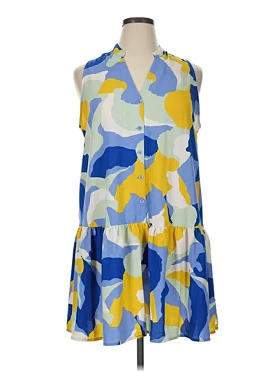 Pre-owned Nine West Casual Dress In Blue