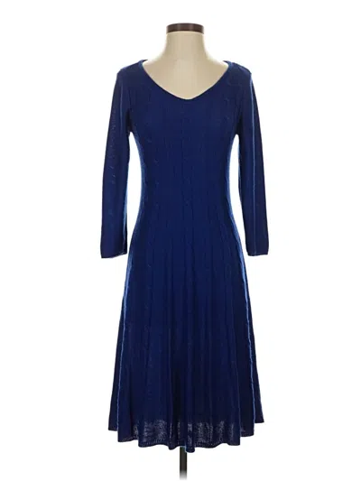 Pre-owned Nine West Casual Dress In Blue