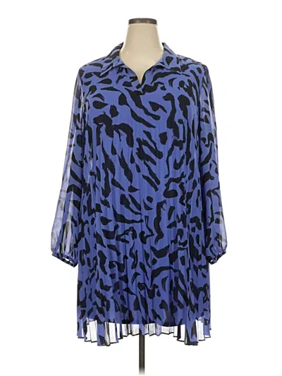 Pre-owned Nine West Casual Dress In Blue