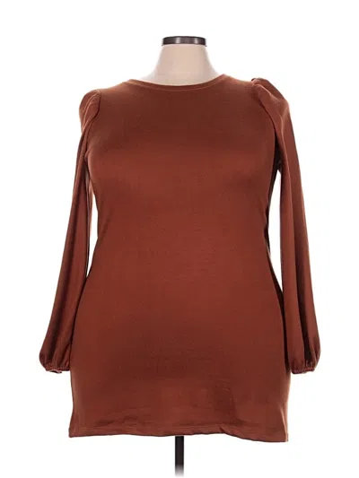 Pre-owned Nine West Casual Dress In Brown