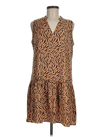 Pre-owned Nine West Casual Dress In Brown