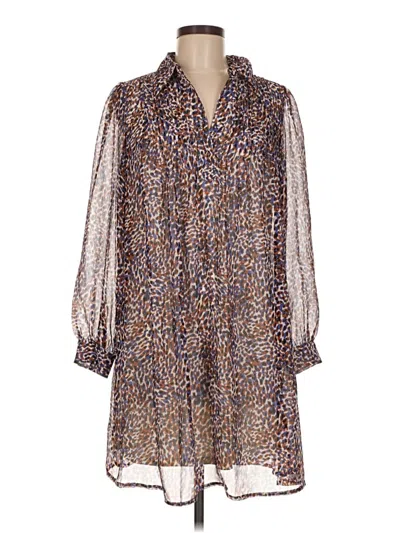 Pre-owned Nine West Casual Dress In Brown