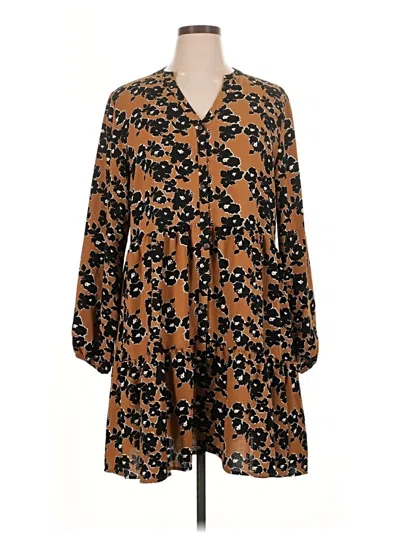Pre-owned Nine West Casual Dress In Brown