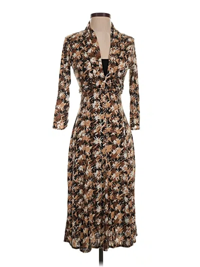 Pre-owned Nine West Casual Dress In Brown