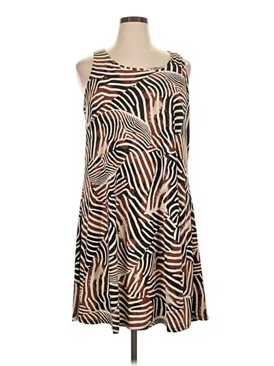 Pre-owned Nine West Casual Dress In Brown