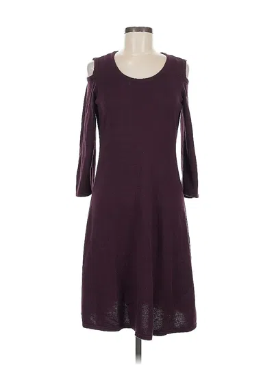 Pre-owned Nine West Casual Dress In Burgundy