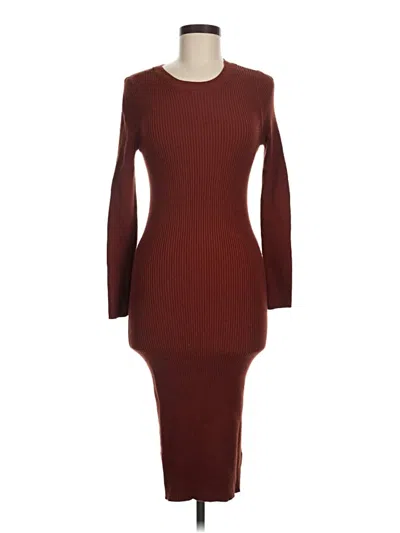 Pre-owned Nine West Casual Dress In Burgundy