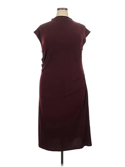 Pre-owned Nine West Casual Dress In Burgundy