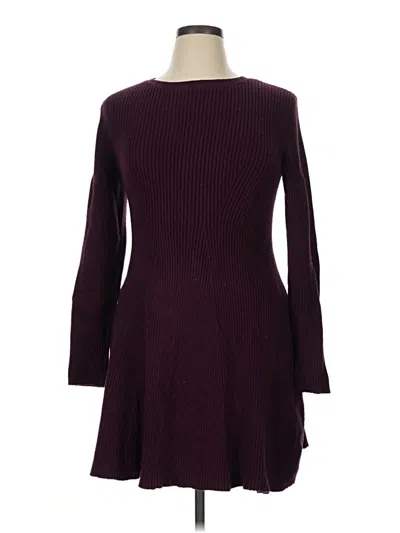 Pre-owned Nine West Casual Dress In Burgundy