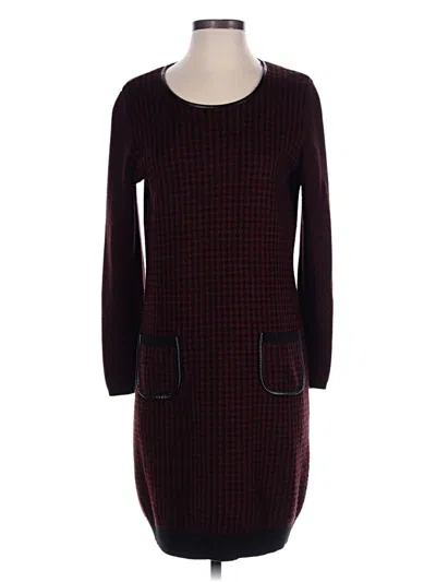 Pre-owned Nine West Casual Dress In Burgundy