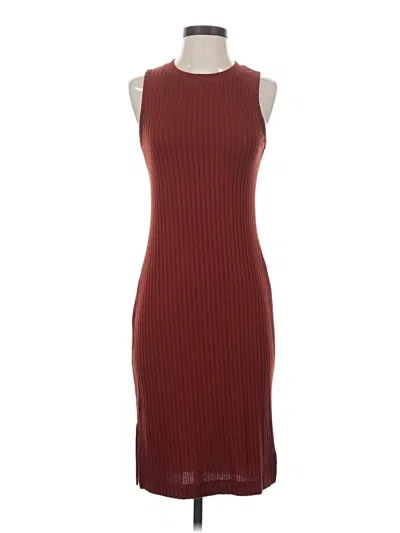 Pre-owned Nine West Casual Dress In Burgundy