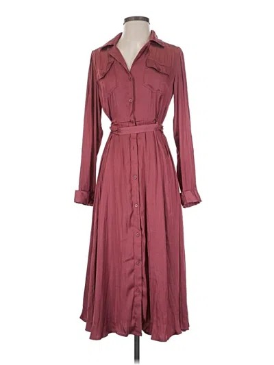 Pre-owned Nine West Casual Dress In Burgundy
