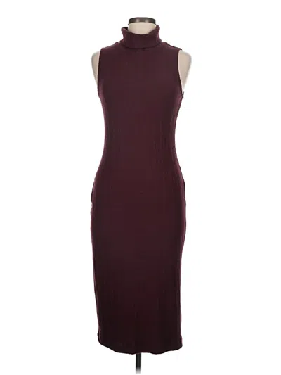 Pre-owned Nine West Casual Dress In Burgundy