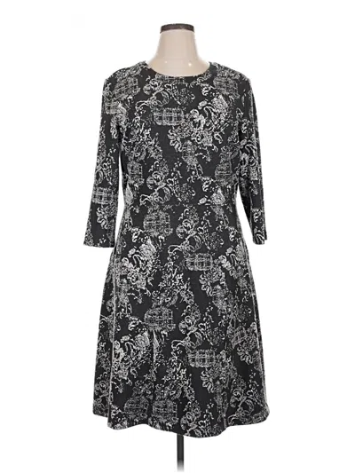 Pre-owned Nine West Casual Dress In Gray