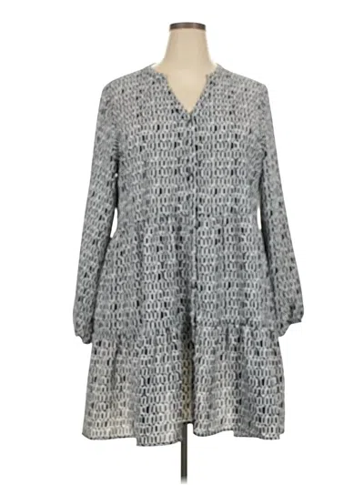 Pre-owned Nine West Casual Dress In Gray