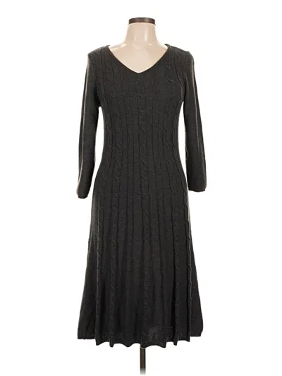 Pre-owned Nine West Casual Dress In Gray