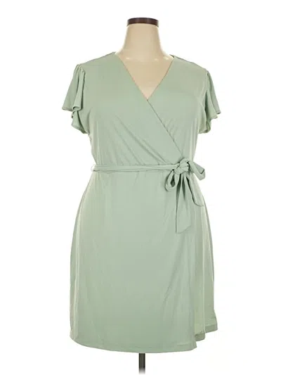Pre-owned Nine West Casual Dress In Green