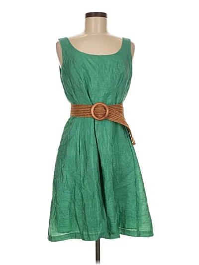Pre-owned Nine West Casual Dress In Green