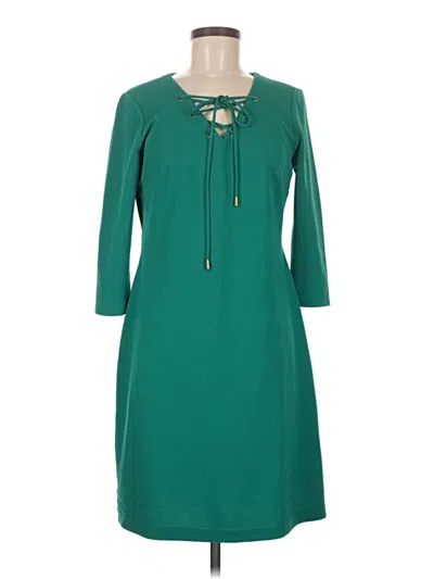 Pre-owned Nine West Casual Dress In Green
