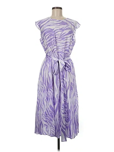 Pre-owned Nine West Casual Dress In Purple