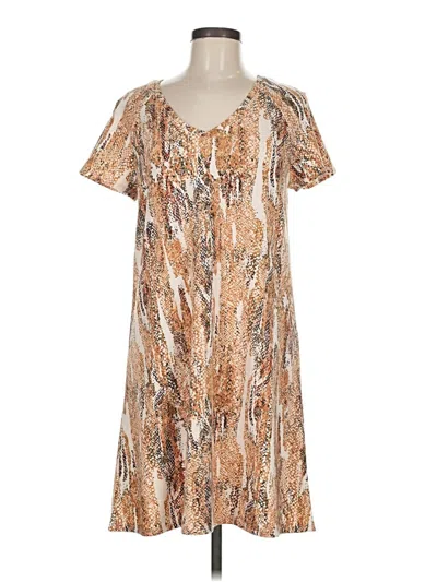 Pre-owned Nine West Casual Dress In Tan