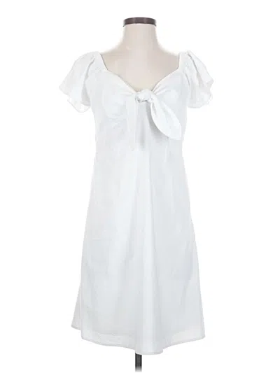 Pre-owned Nine West Casual Dress In White