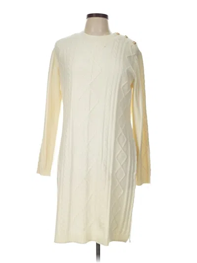 Pre-owned Nine West Casual Dress In White