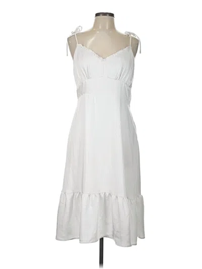 Pre-owned Nine West Casual Dress In White