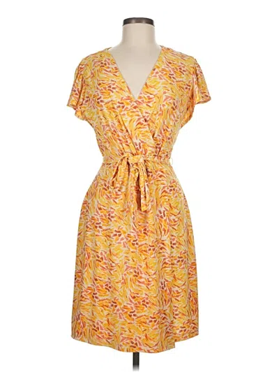 Pre-owned Nine West Casual Dress In Yellow