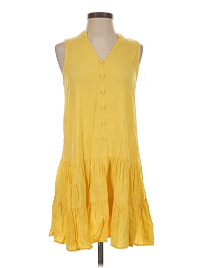 Pre-owned Nine West Casual Dress In Yellow