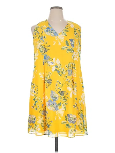 Nine West Casual Dress In Yellow