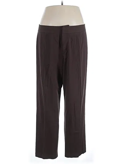 Pre-owned Nine West Casual Pants In Brown