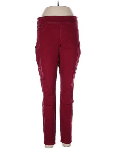 Pre-owned Nine West Casual Pants In Burgundy